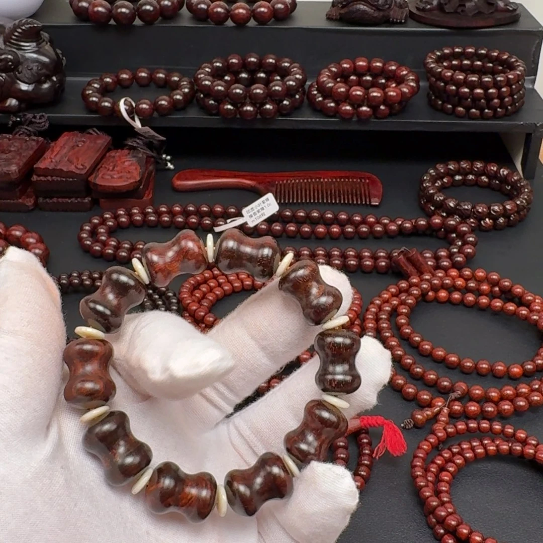 小叶紫檀手串/手链1.3/1.8cm