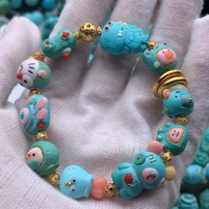绿松石18K金镶嵌单品