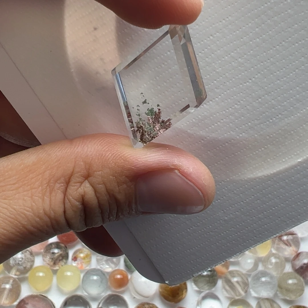 未镶嵌珠宝半成品水晶幽灵吊坠