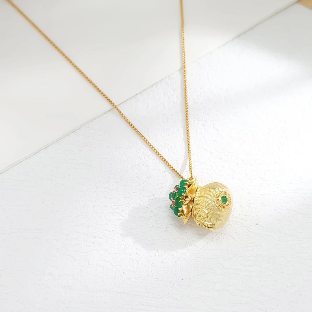 铜合金项链 VWDS-010015【锦袋吉囊】 项链优雅经典欧美精致