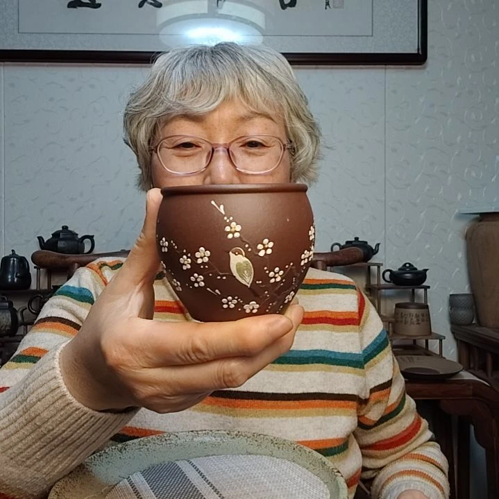 茶壶朱泥紫泥主人杯200毫升左右