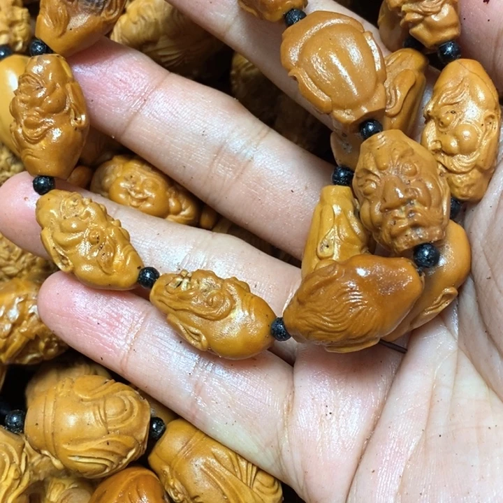 陶***工橄榄核手串/手链橄榄微瑕9串1手持