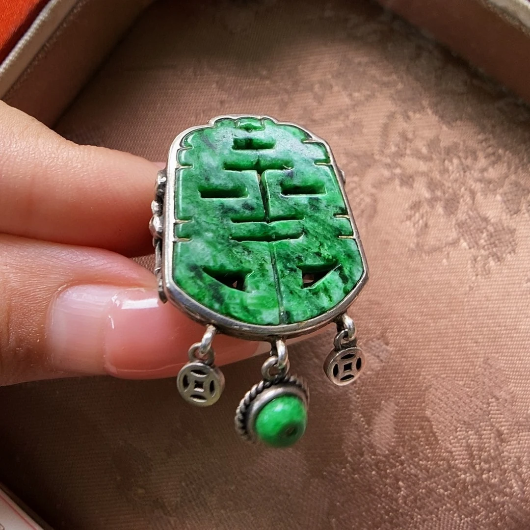 定制翡翠未镶嵌翡翠戒指