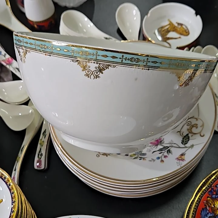 米***多45%以上骨粉骨瓷金标8寸汤碗一个666