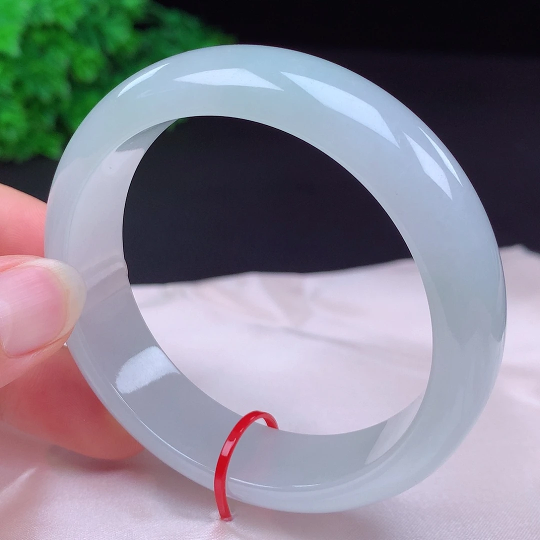 翡翠未镶嵌手镯57圈口681608