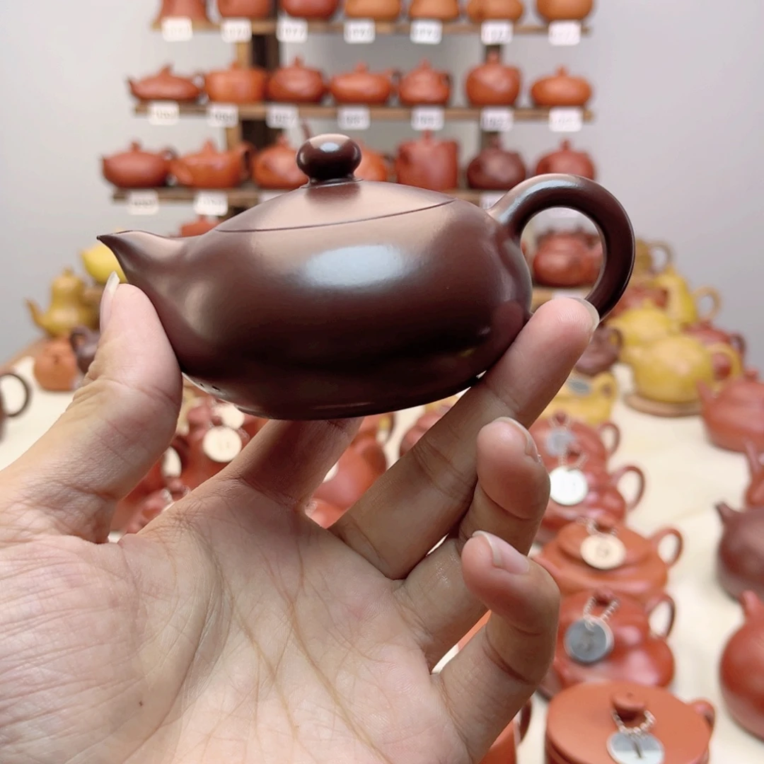 ༄***࿐茶壶紫砂水磨紫凤雏