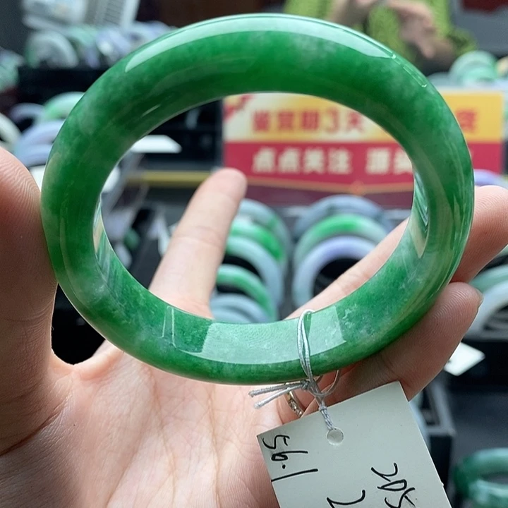 未镶嵌手镯翡翠56➕圈口