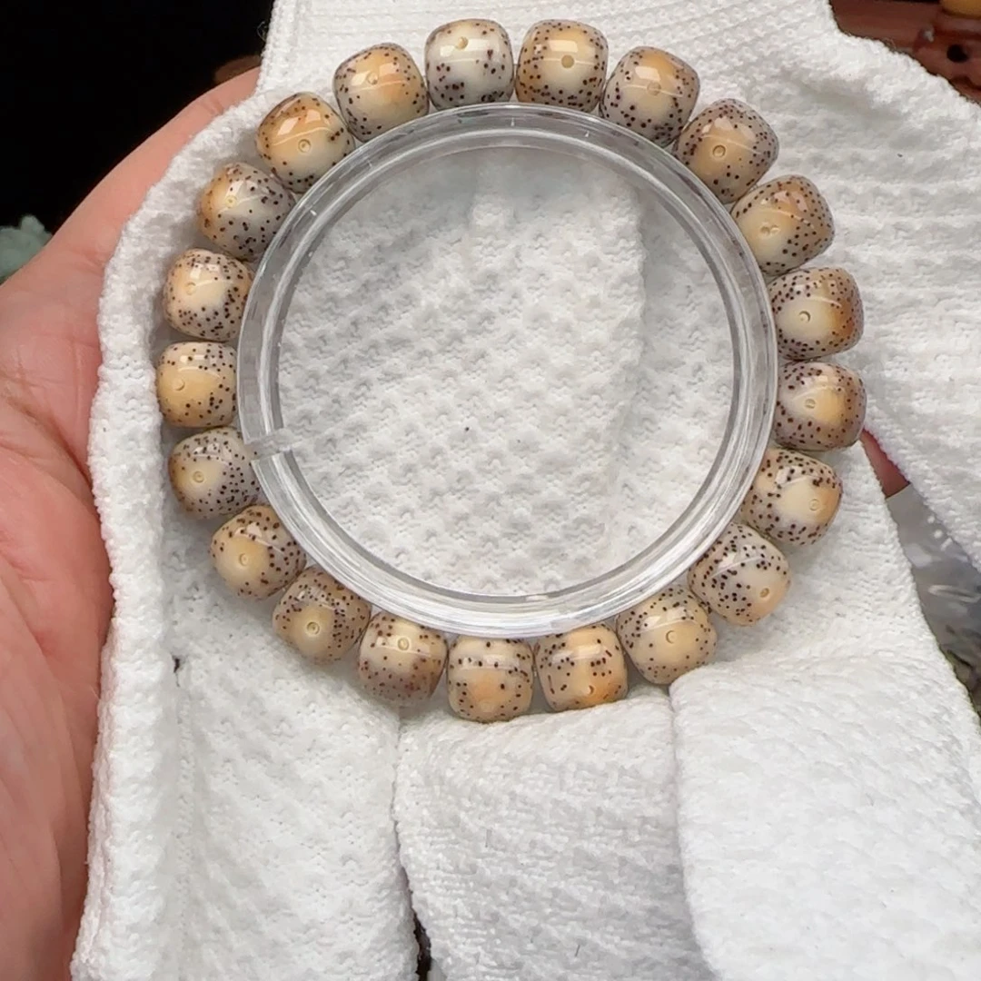 星月菩提手串糯冰果冻火烧云11*10