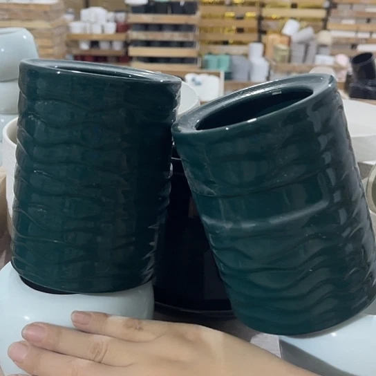 多肉绿植陶瓷花盆9.9包邮，有孔