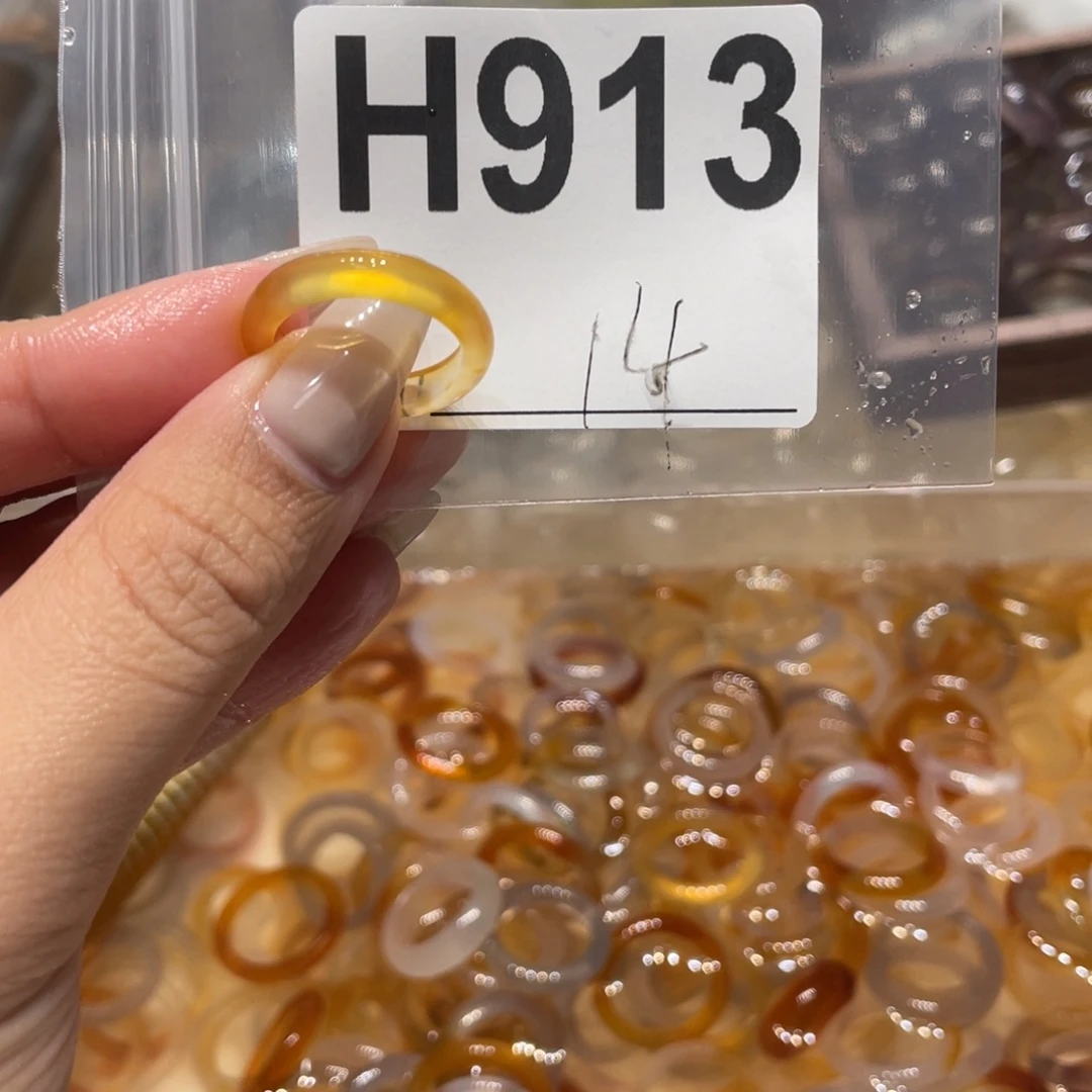 玛瑙/玉髓未镶嵌戒指913