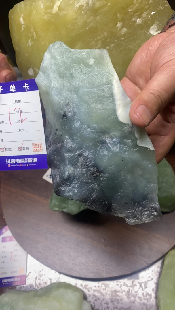 绿冰原石原料中国四大名玉岫玉纯天然原石