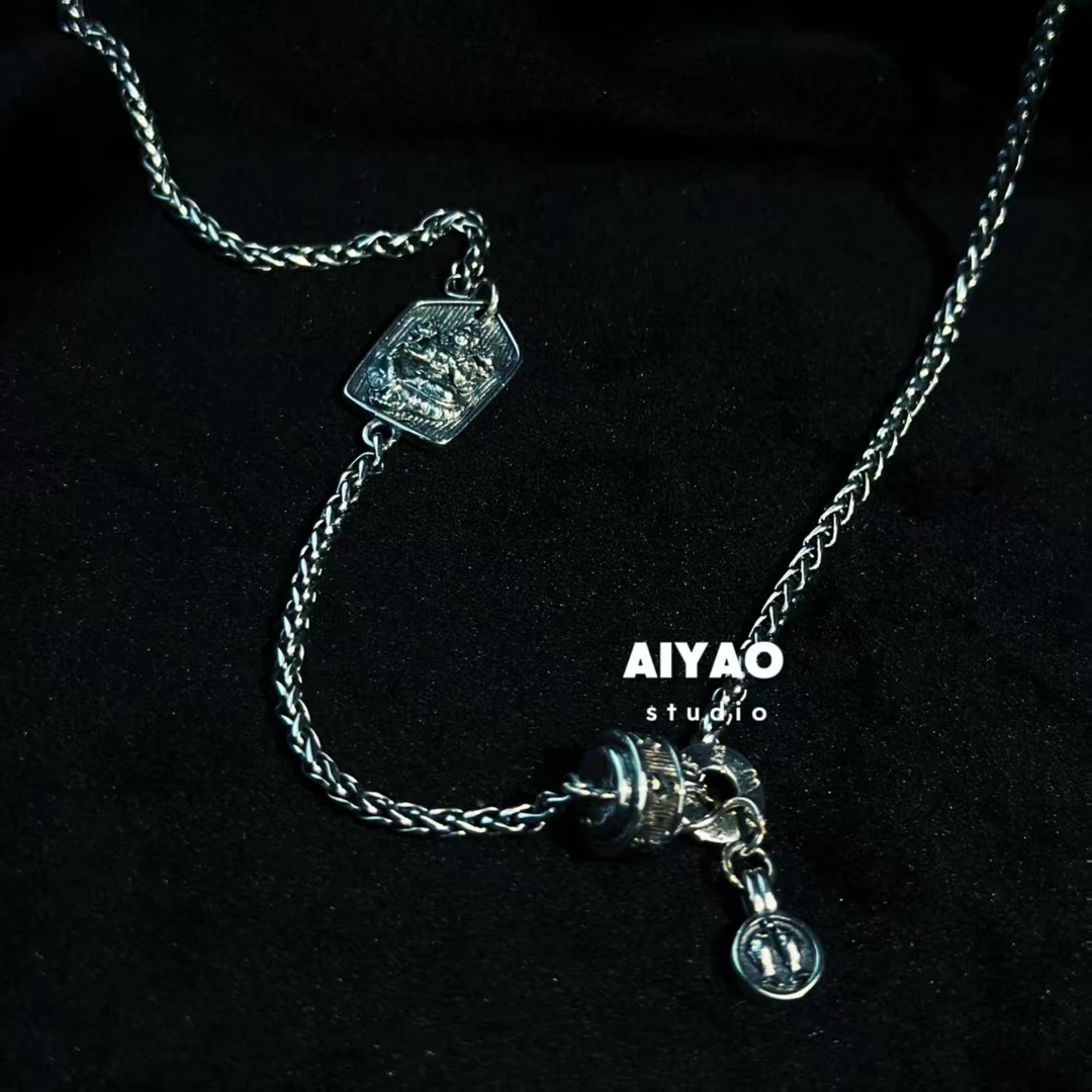 合金手链 【AIYAO】牌牌路路通项链