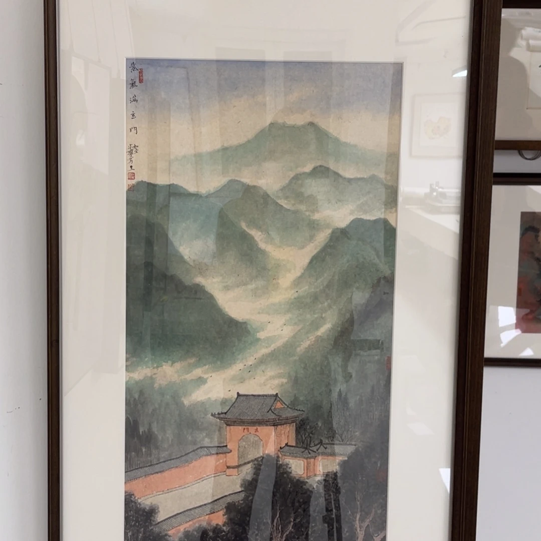 雨***巷国画玄门。徐光聚  国画