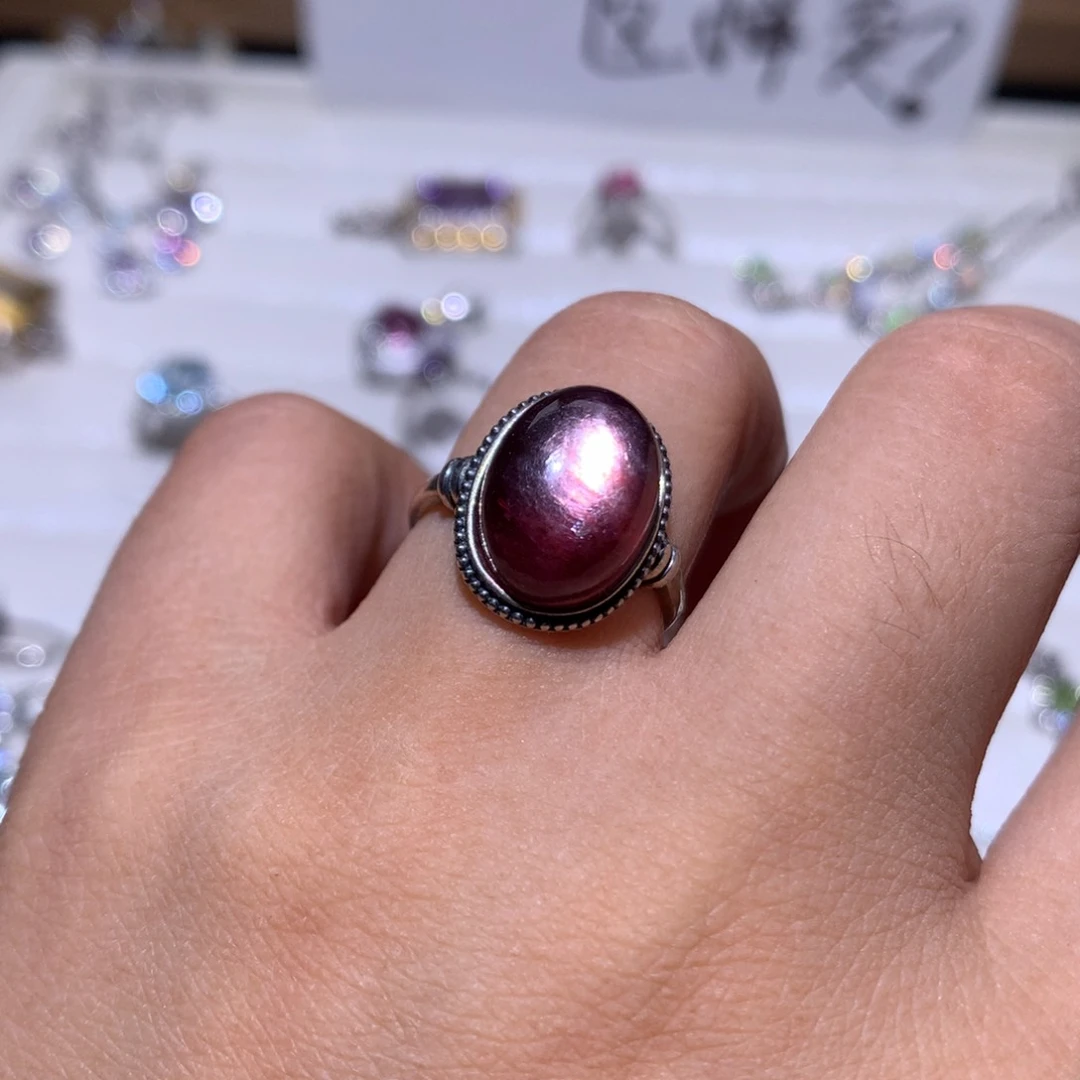 【闪购商品】水晶戒指银S925镶嵌源**y戒指