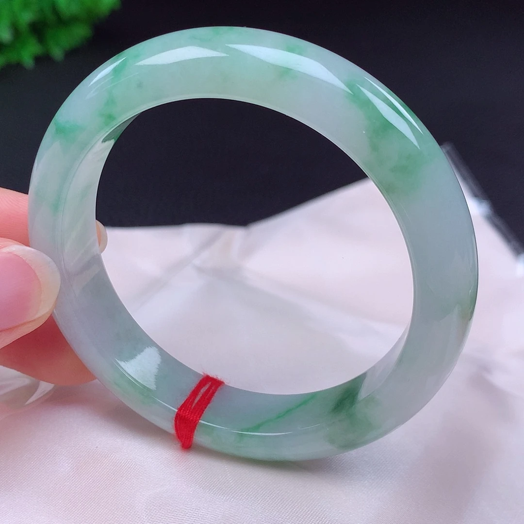 翡翠未镶嵌手镯56圈431212