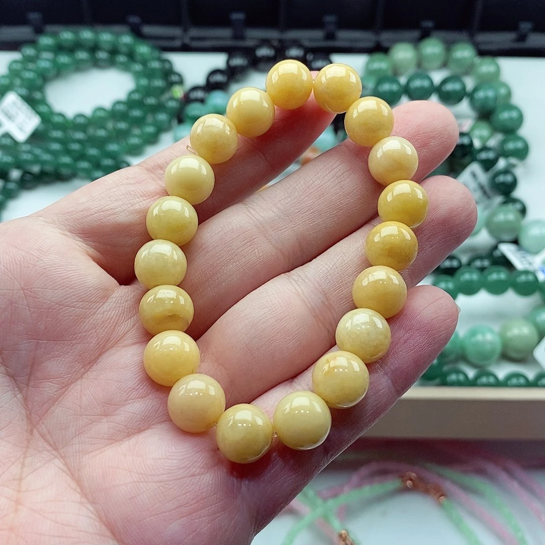 翡翠未镶嵌毛衣链