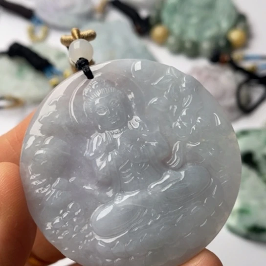 翡翠未镶嵌挂件翡翠