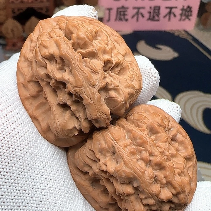 文玩核桃吊坠全品44尺金蟾王