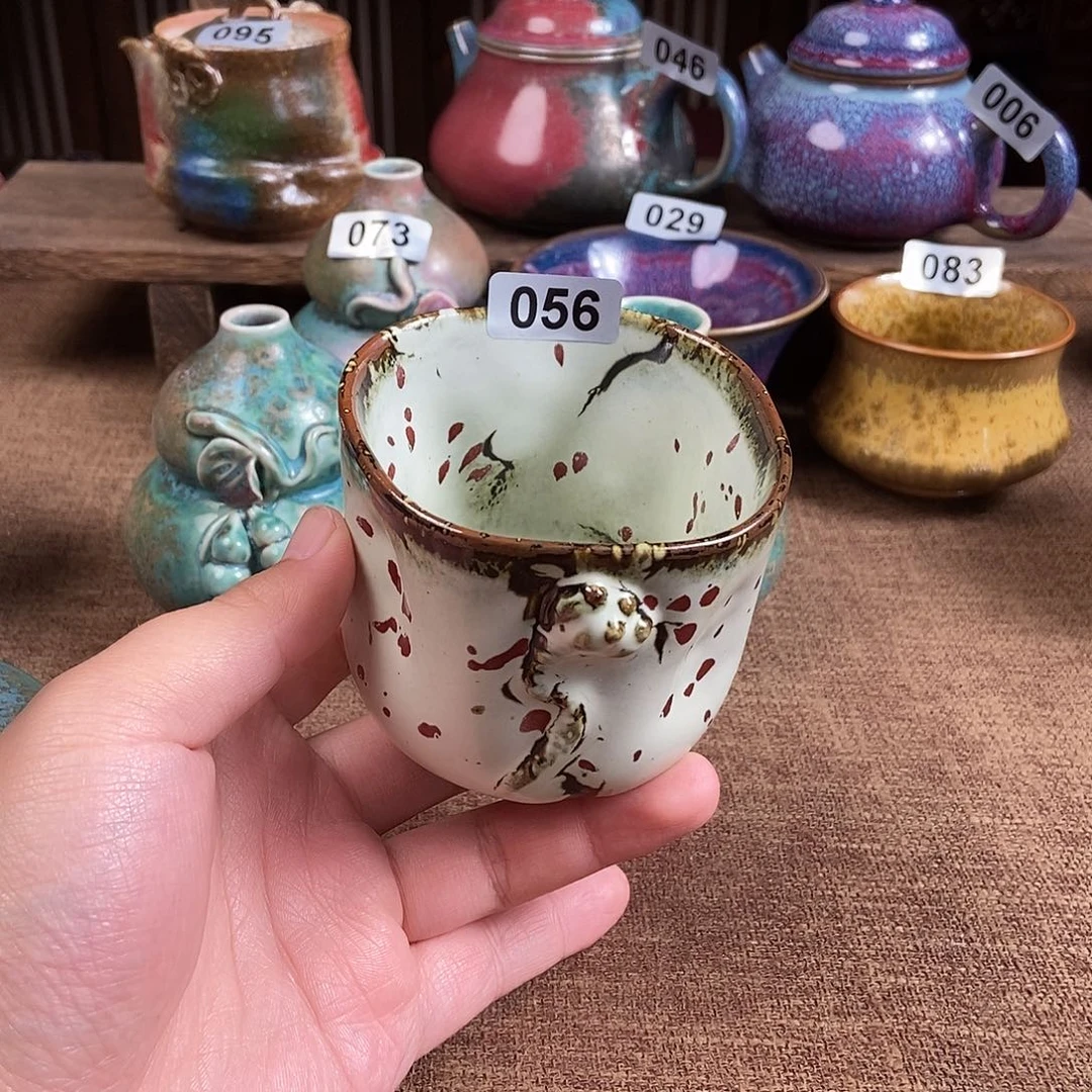 我***！瓷片钧瓷茶壶茶具