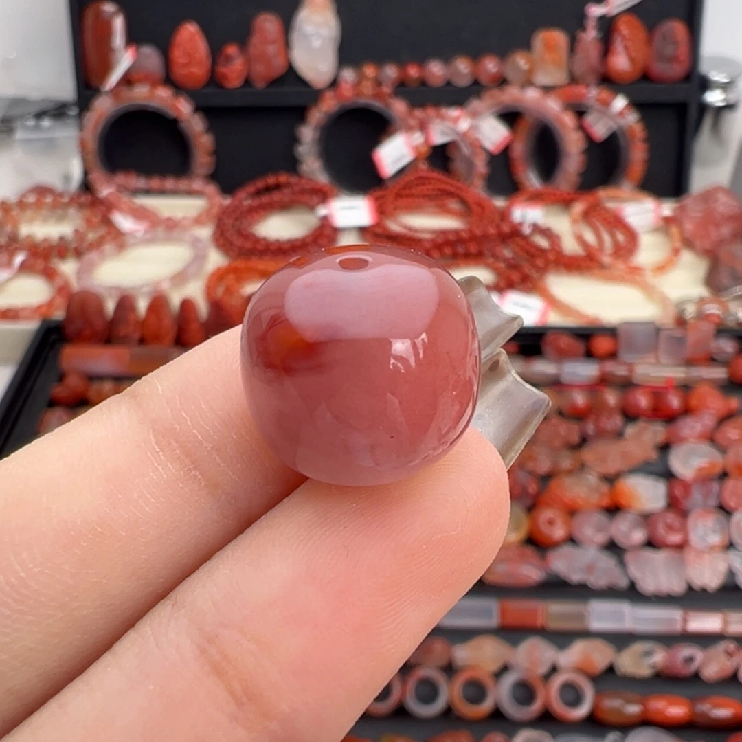 南红玛瑙未镶嵌颈饰老型珠