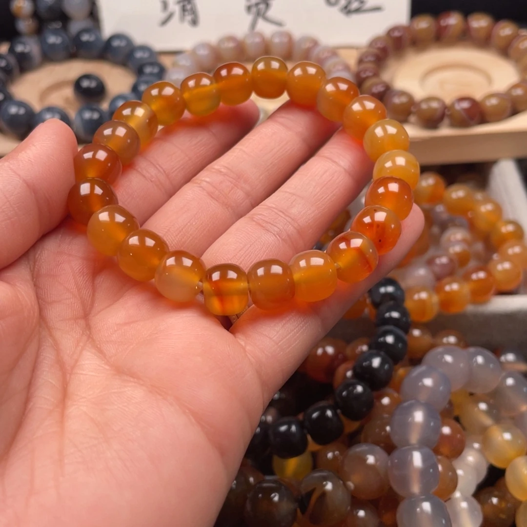 玛瑙/玉髓未镶嵌手链