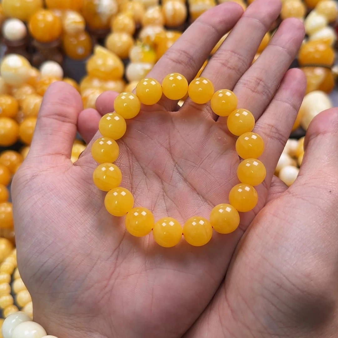 琥珀未镶嵌珠宝奇石12mm同料