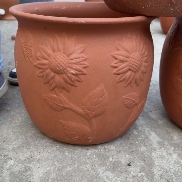 远***山紫砂花盆口30高26宜兴紫砂