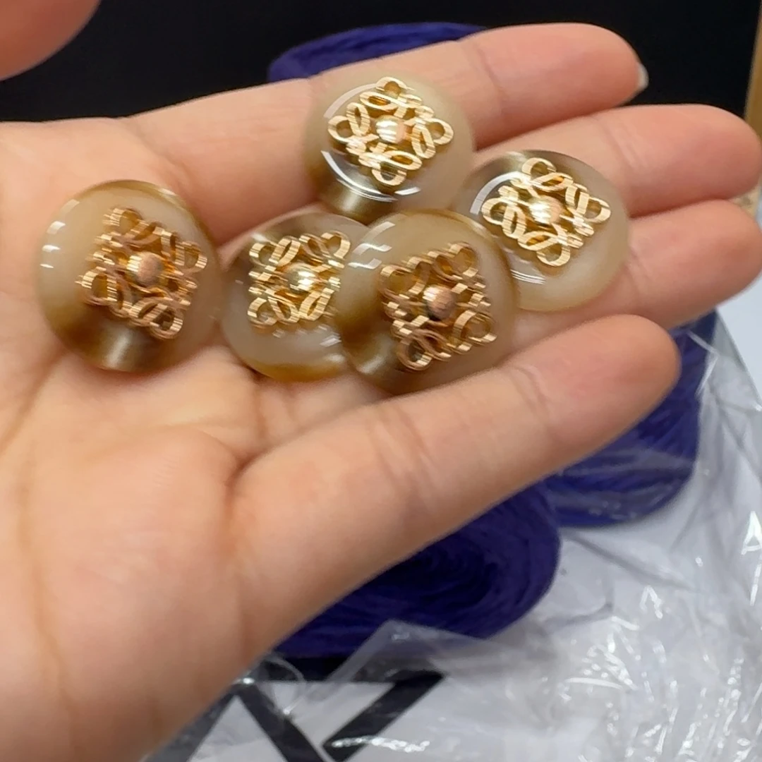 棉罗意威同款扣子五颗