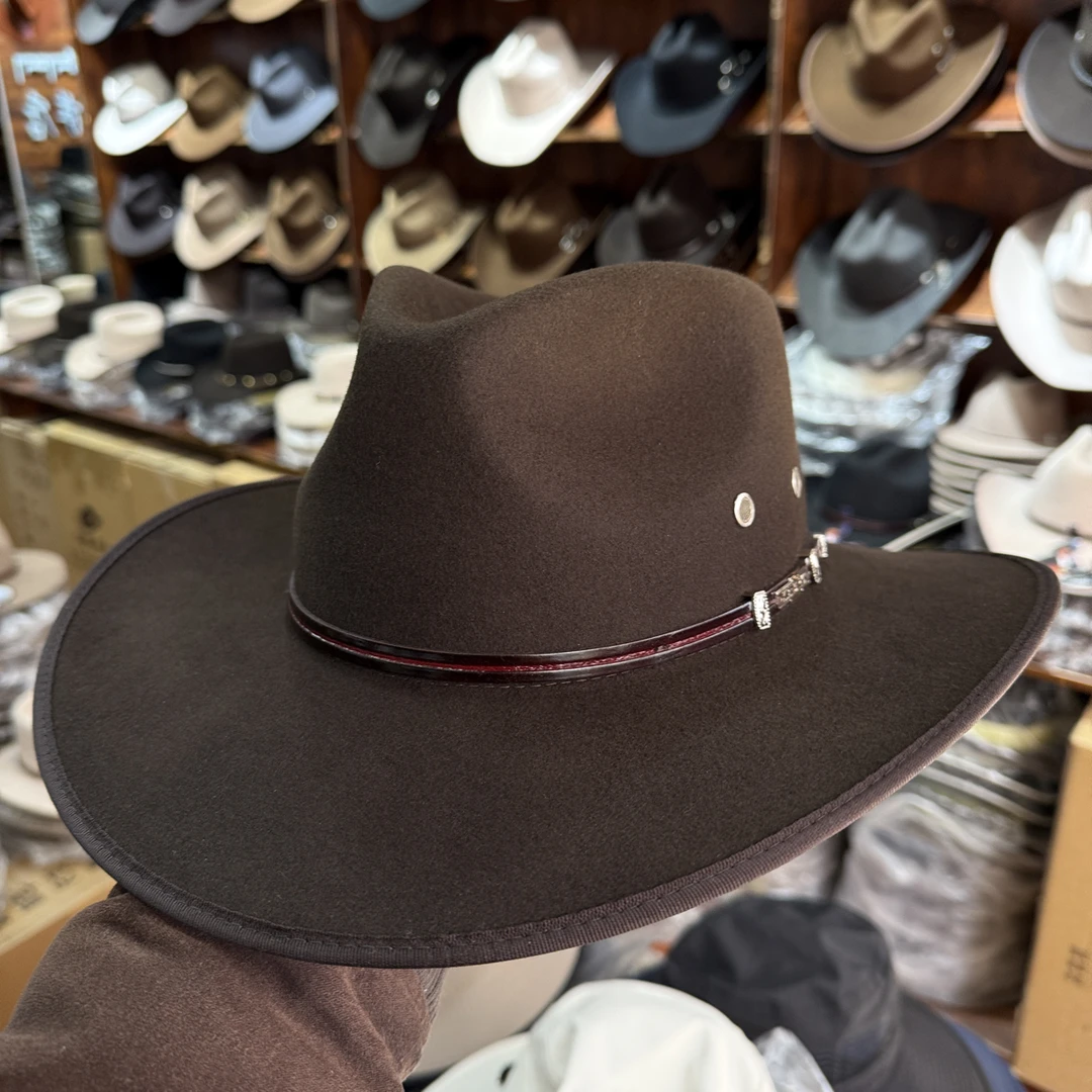 祥辉帽业藏式礼帽软款休闲男女同款礼帽藏族毡帽轻薄可折叠纯羊毛