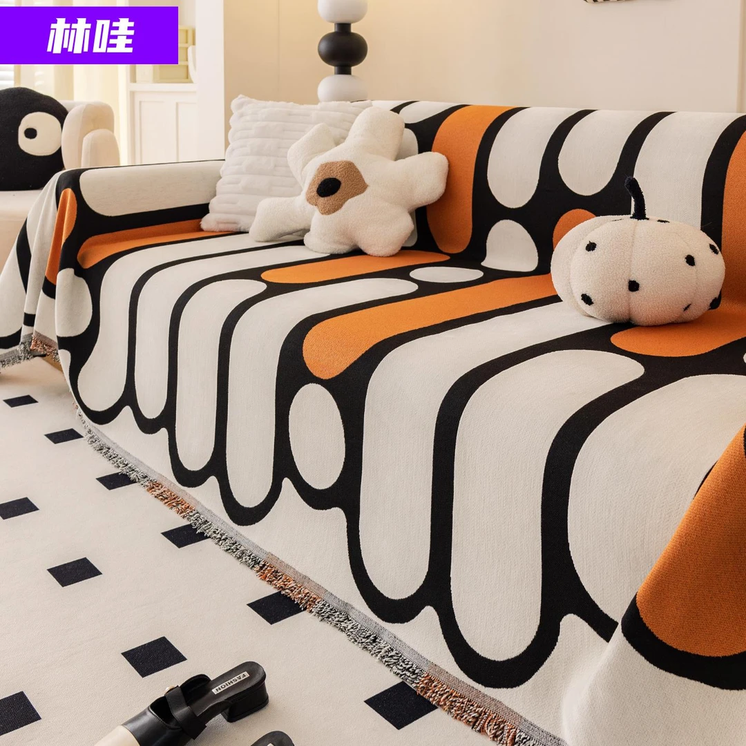 2025年新款沙发巾一整张全盖沙发垫布防猫抓沙发盖布四季通用套罩