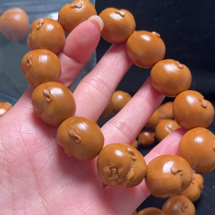 朵***。橄榄核手串百态19