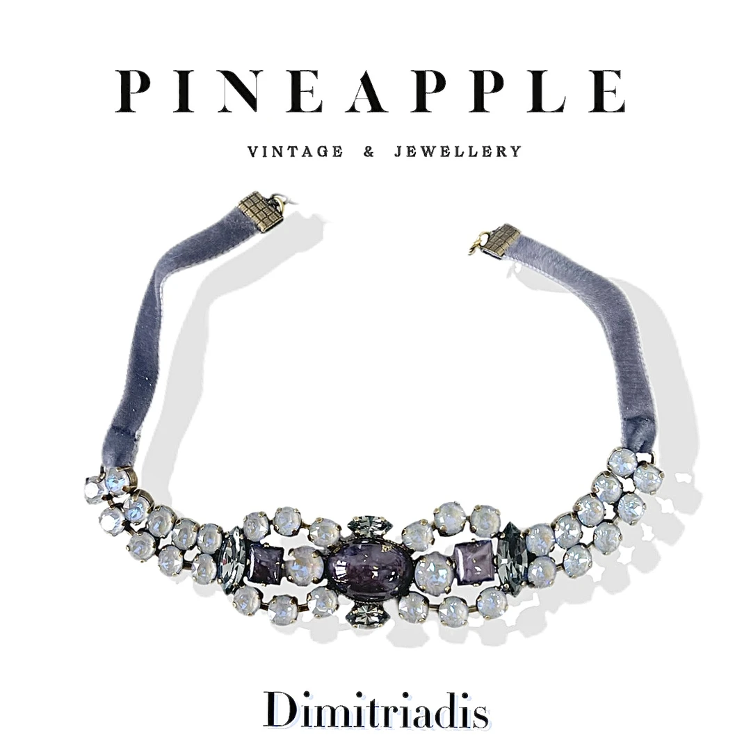 合金项链 菠萝中古Dmt Dimitriadis项链LK7965