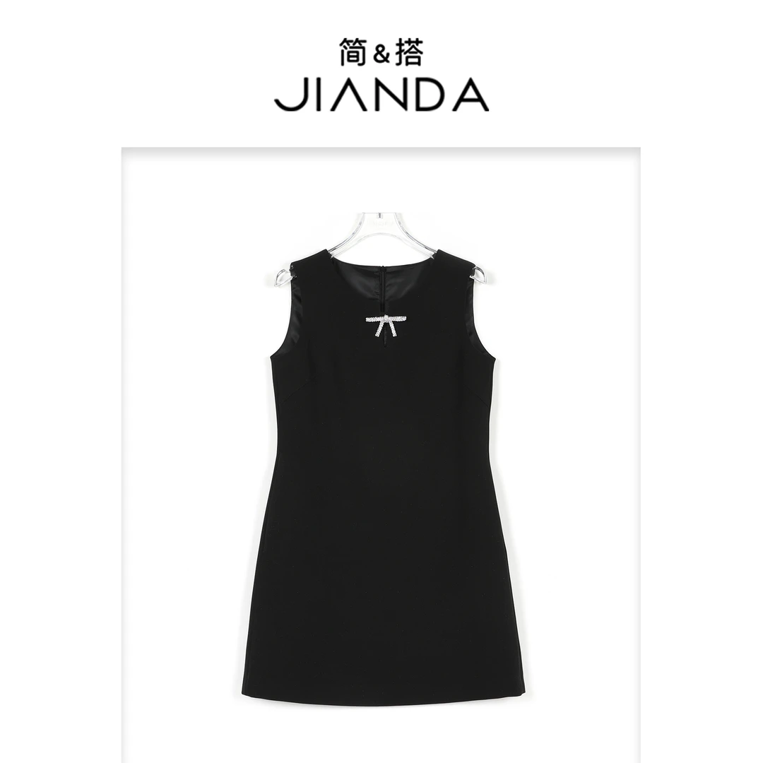 简&搭【千屿Sheila】送胸针 星钻小香风连衣裙251-LYQ/0227-1101905