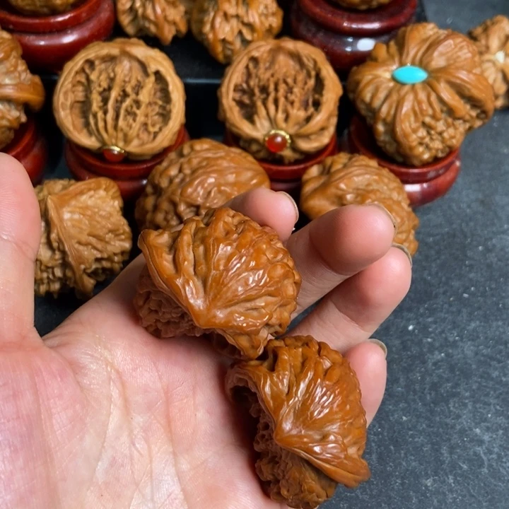 文玩核桃把件蛇蛇纹