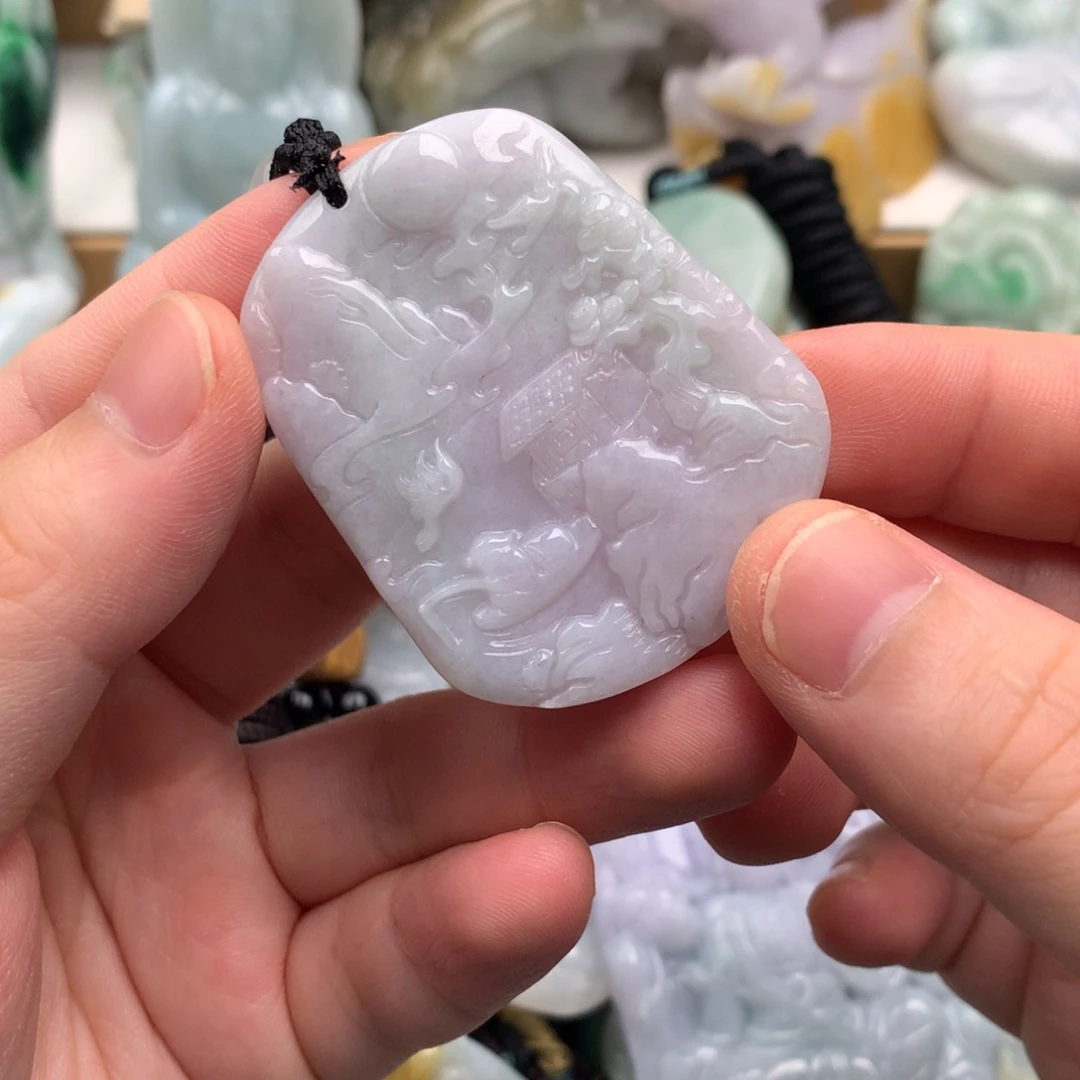 吊坠(不含链)未镶嵌翡翠