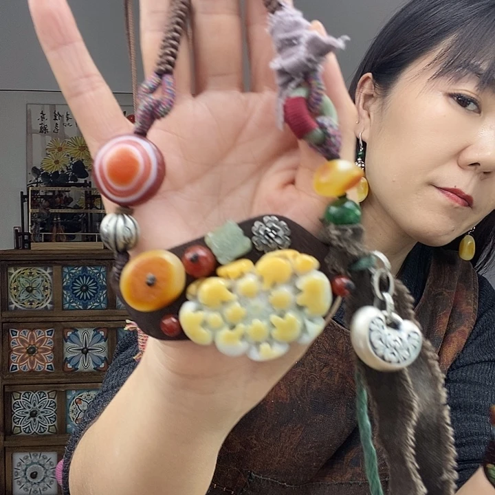 蜜蜡项链未镶嵌项链