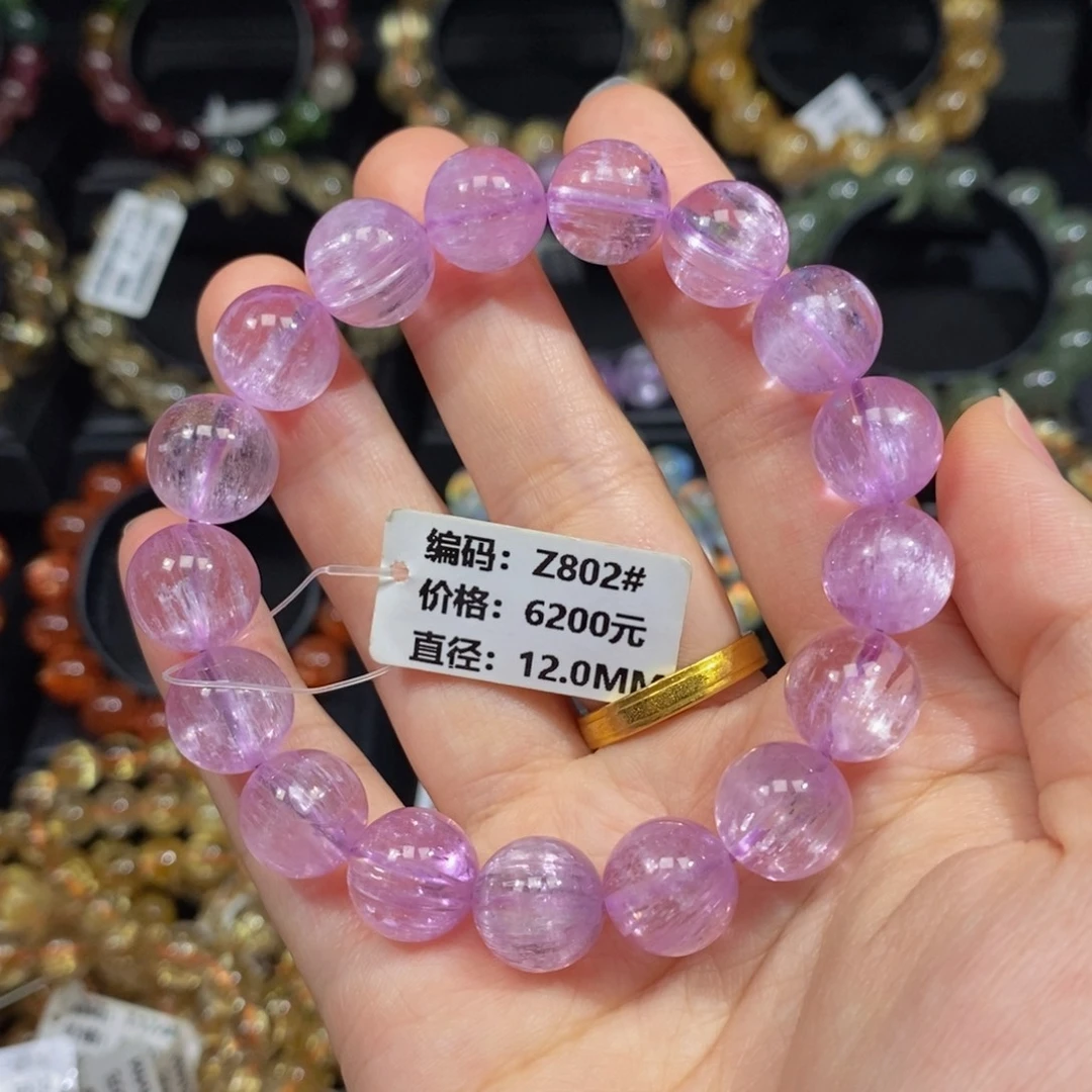 未镶嵌锂辉石手链Z802#12.0mm