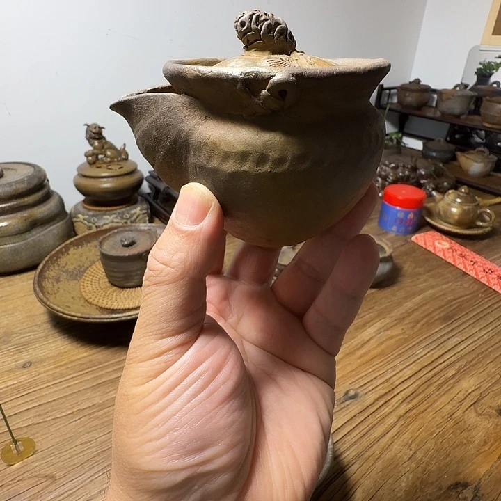 井上溪仙备前烧宝瓶