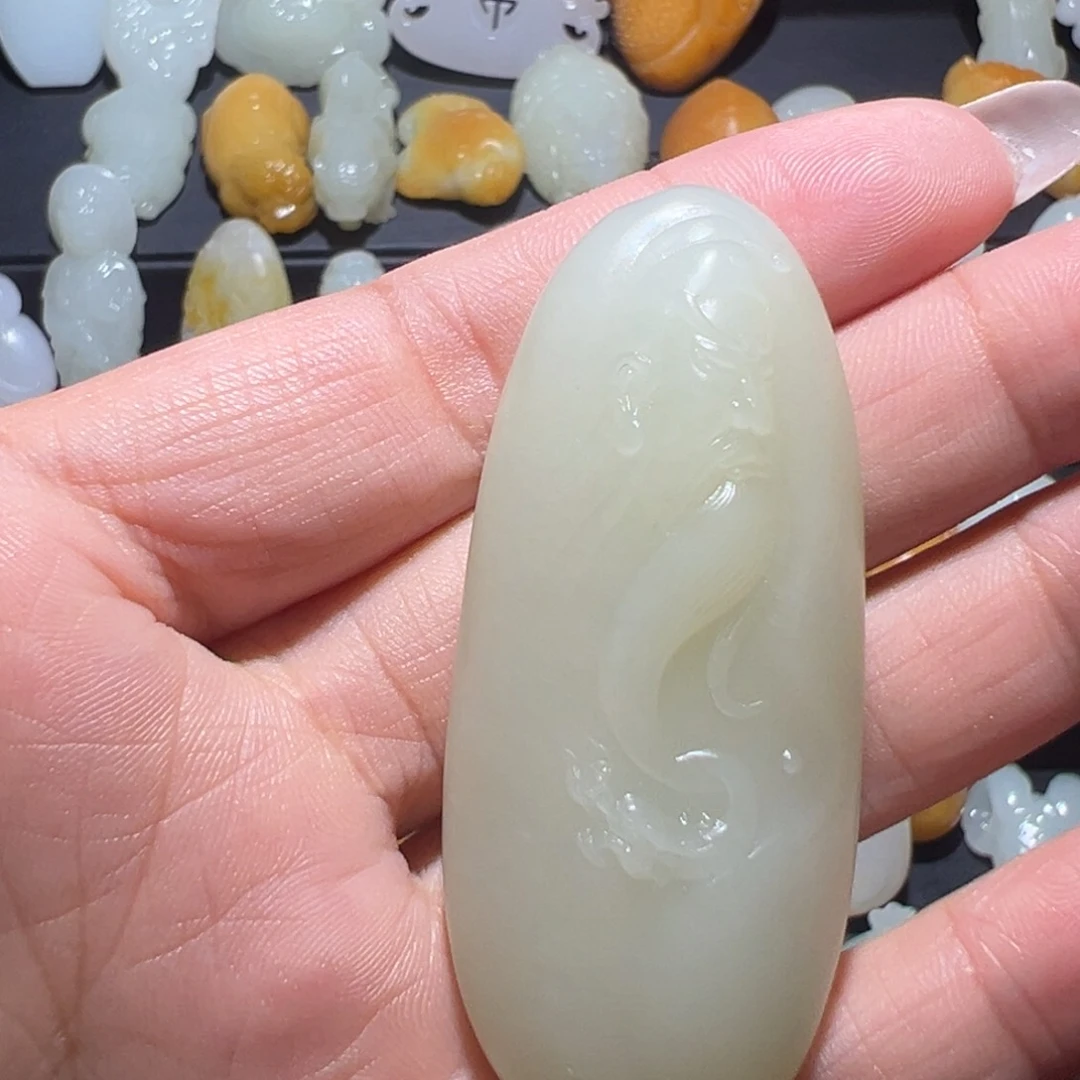 吊坠(不含链)未镶嵌和田玉幸*风