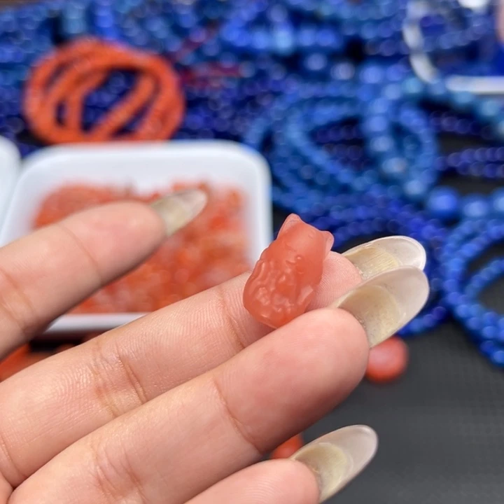 南红玛瑙未镶嵌吊坠(不含链)