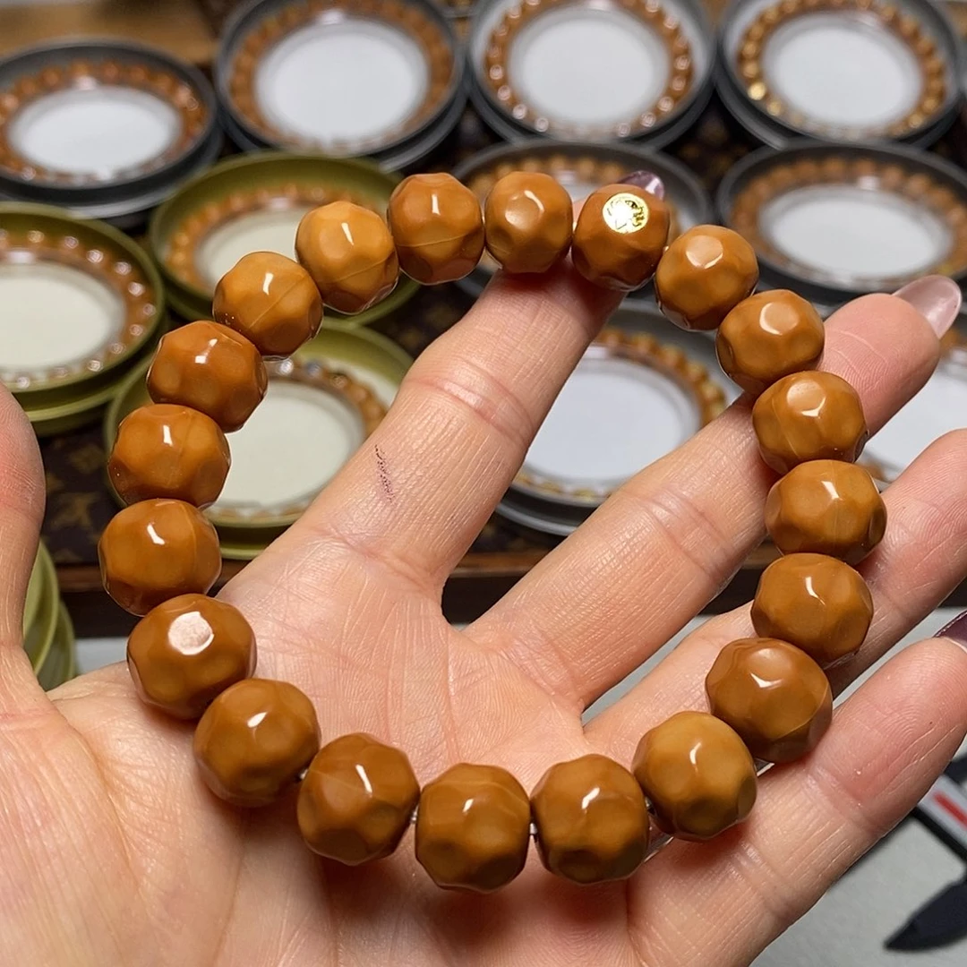 猴头核桃手串375号13-14左右金标聚宝盆奶酪全品