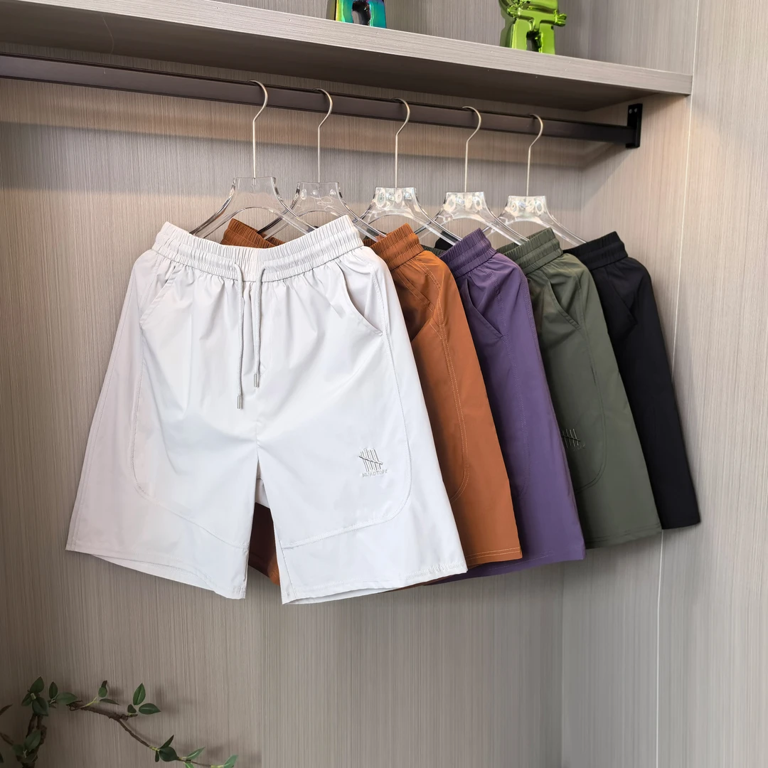 巴黎灰【凉感 -20%度 】夏季男女刺绣工装运动透气凉感短裤8863