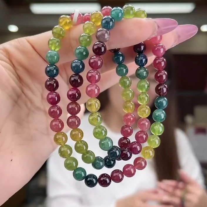 02572134碧玺/未镶嵌6mm+碧玺多圈34多样性发货