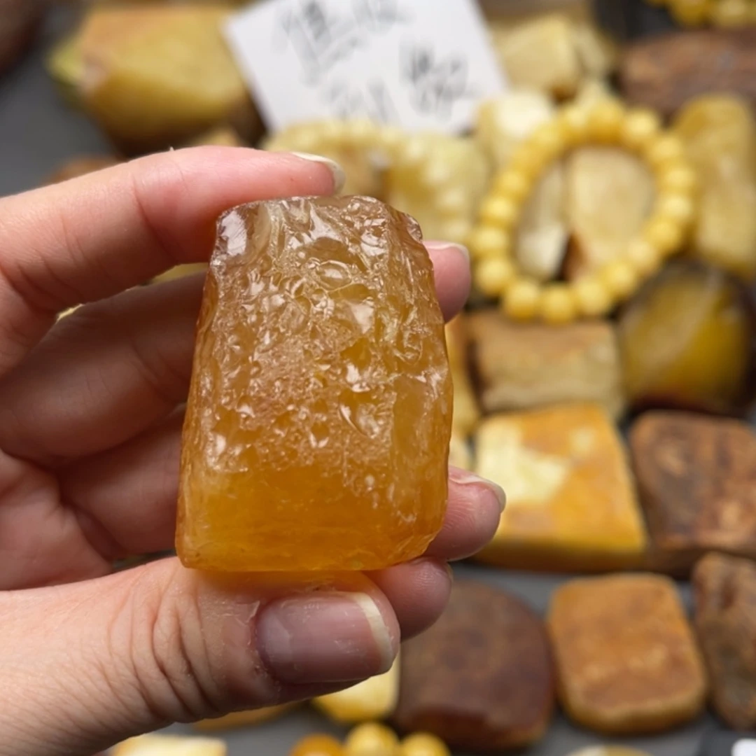 【闪购商品】未镶嵌定制琥珀G***y天然琥珀蜜蜡原石定制y