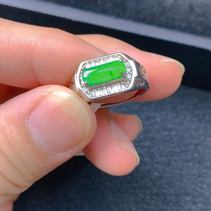 翡翠银S925镶嵌颈饰