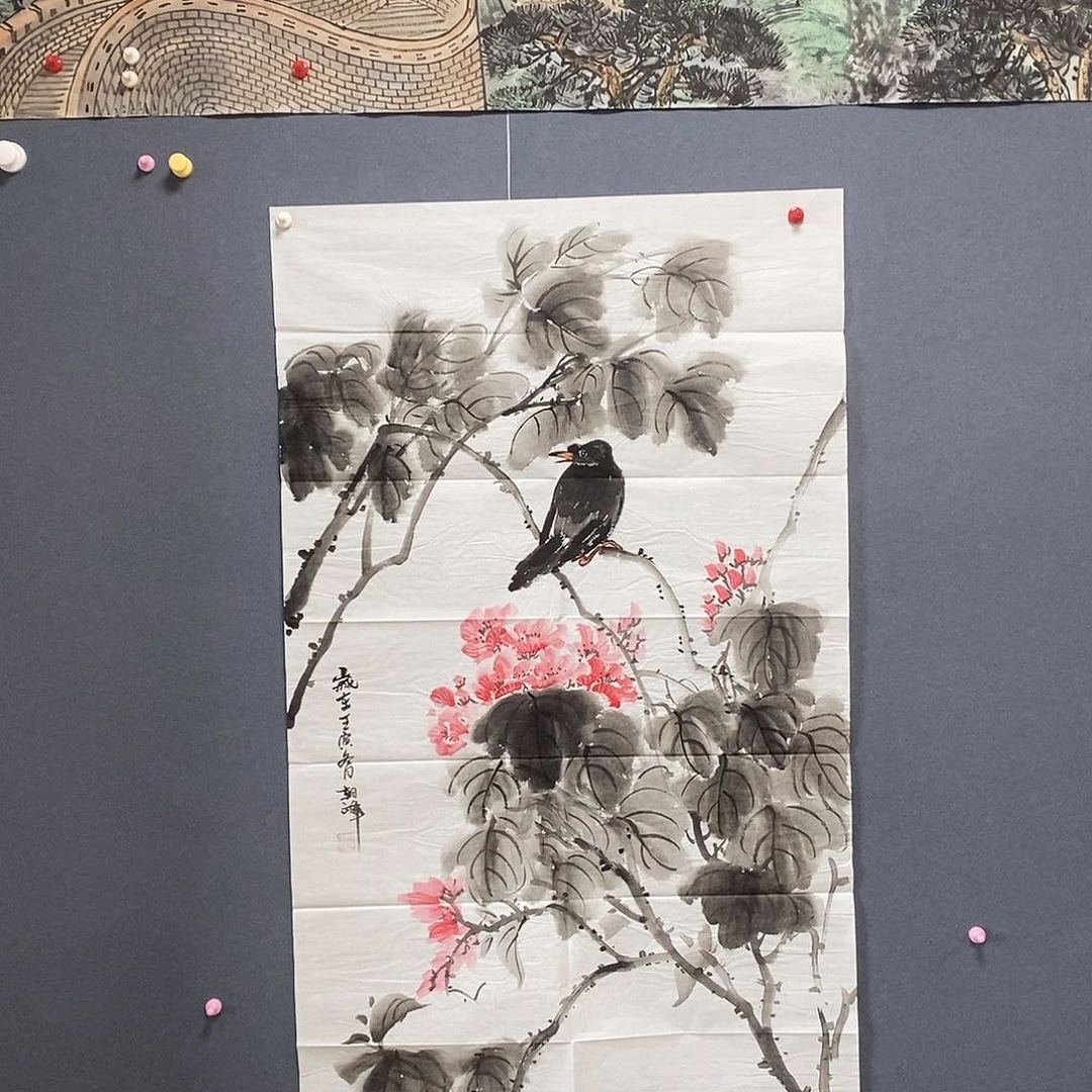 国画刘朝辉68/138手绘画芯