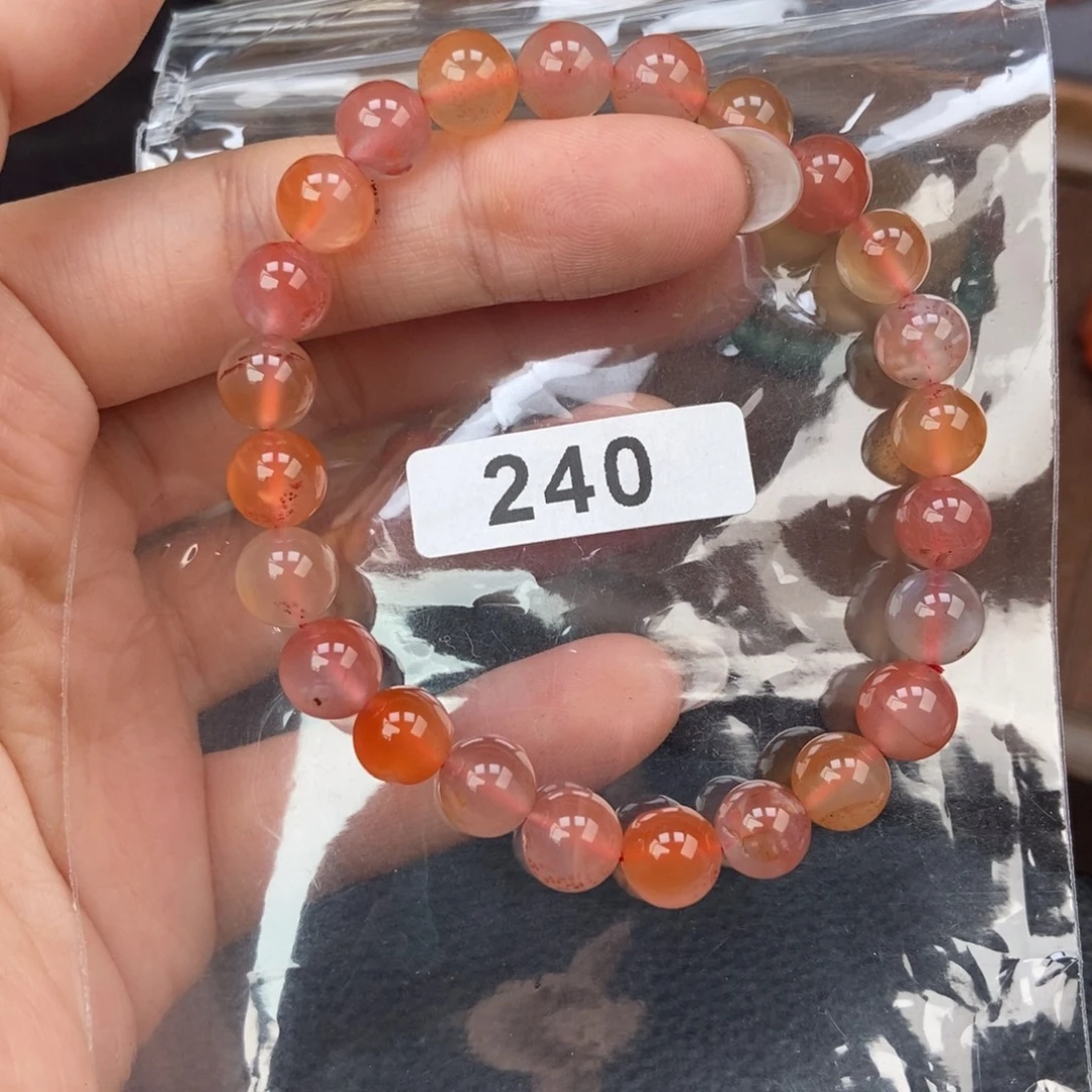 南红玛瑙未镶嵌手链