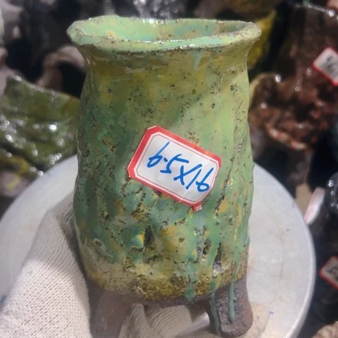 粗陶花盆手工花盆制作