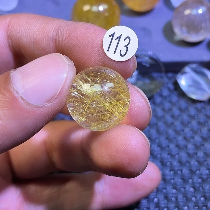 发***橙水晶未镶嵌吊坠(不含链)