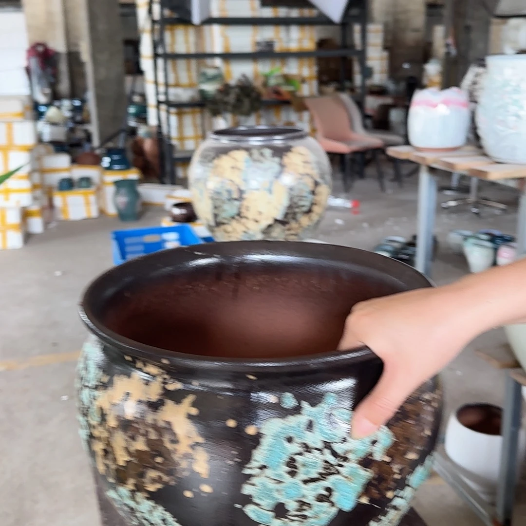 紫砂花盆王嫂花盆0911-150高25口30